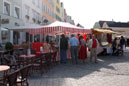 Georg�s Standl am Wochenmarkt in Sch�rding